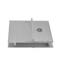 Accessoires de support solaire, blocs de support pour modules photovoltaïques, plaques de bordure, alliage d'aluminium, pour carport intermédiaire sur toit