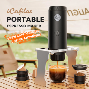 <span class=keywords><strong>Cafetera</strong></span> Espresso Portátil Inalámbrica de 19 Bares, Automática, con Batería, Calentamiento Inalámbrico, Compatible con Cápsulas, Recargable, para Viajes - Product Image 2