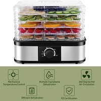 Huishoudelijke Voedsel Thuis Dehydrator Voor Voedsel Fruit Droger Kleine Apparaten En Schokkerige Machine Voor Vlees Rundvlees Fruit Groente En Kruiden