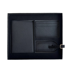 Juego <span class=keywords><strong>de</strong></span> Regalo Corporativo <span class=keywords><strong>de</strong></span> Viaje: Funda para Pasaporte <span class=keywords><strong>de</strong></span> Cuero PU con Textura Saffiano, Porta Tarjetas y Etiqueta para Equipaje, con Logotipo Personalizado al por Mayor - Product Image 5
