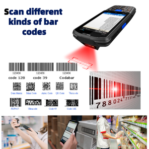 F7 cho máy quét mã vạch Android tốt nhất handheldl gồ ghề với máy quét 2D 4 Camera Màn Hình inchtouch, không dây 4G Wi-Fi GPS BT - Product Image 2