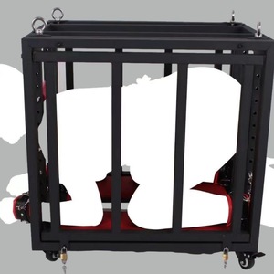 <strong>BDSM</strong> <strong>Furniture</strong> Mini Metal Dog <strong>Cage</strong> Slave Restraint Training Props Sex Love Game Hanging <strong>Cage</strong> for Women Restraint Rack - Product Image 4