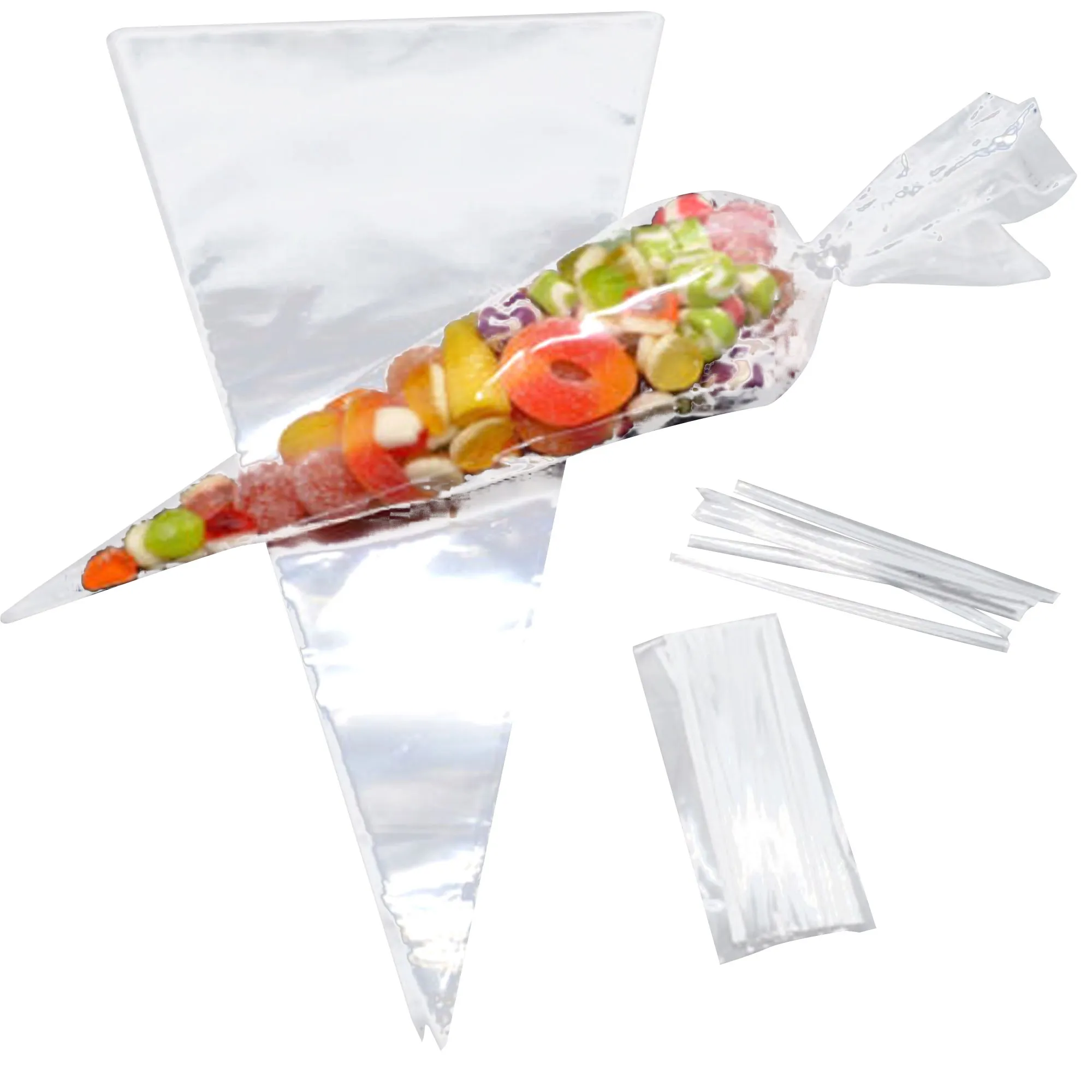 Triangle candy flower packaging bags,floral sleeve, flower wrapping