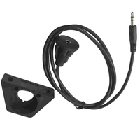 Pour voiture bateau moto tableau de bord panneau encastré Audio DC3.5mm femelle à mâle câble étanche