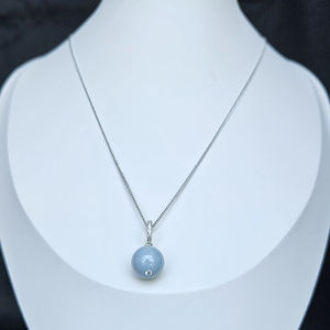 สร้อยคอลูกปัดชุบเงิน 925 น้ำหนักเบา ขายดีที่สุด ใส่สบายทุกวัน เหมาะสำหรับทุกเพศทุกวัย ใช้สำหรับการทำสมาธิ - Product Image 1