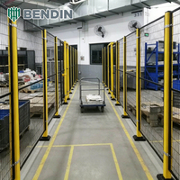 Pagar Pengaman Robot Instalasi Cepat, Panel Pelindung Mesin Modular untuk Area Pemeliharaan Lini Produksi Bengkel