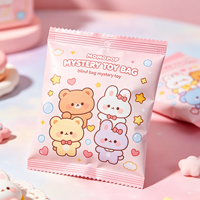 Sac en Mylar holographique de luxe personnalisé avec logo, pour cadeaux de fête, cadeaux pour enfants, jouets en peluche, boîte surprise mystère
