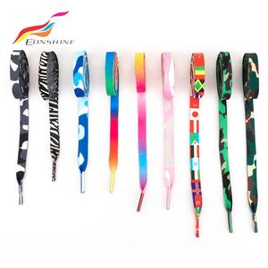 Tali Sepatu Bendera Cetakan Sublimasi Poliester Datar, Tali Sepatu Ikat Celup Kerut Semua Jenis - Product Image 6