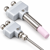 Thermocouple de type K WRNK-T12/WRN-T22, plat, en forme de T, blindé, boîte de jonction en corindon, OEM/ODM, IP65