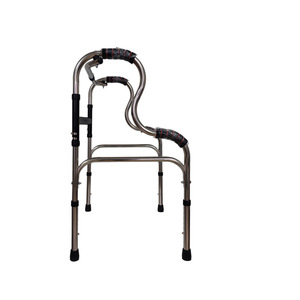 Aide à la marche en alliage d'aluminium Hengheyue 1811, légère, pliable, à quatre pieds, stable, anti-basculement, pour personnes âgées - Product Image 2