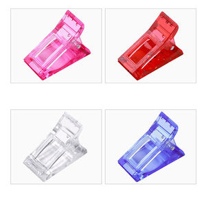 Pinces en plastique transparent pour extensions d'ongles, pinces, épingles, en Gel de construction rapide, LED UV, Kit d'outils de Nail Art - Product Image 2