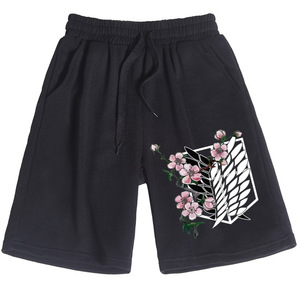 Shorts et pantalons capri pour hommes, nouvelle collection été <span class=keywords><strong>2022</strong></span>, Attack on Titan 2D anime - Product Image 3