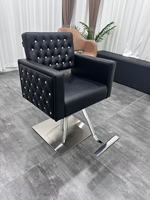Fauteuil de Barbier Sulin Luxe Moderne Doré, Durable, Ergonomique, Rotation à 360 Degrés, Mobilier Professionnel de Coiffure pour Salon