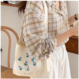Xuerry Wholesale Embroidery Eco-Friendly Recycled Shoulder Handle Cotton Customized Canvas Custom Logo Printed Shopping <b>Tote</b> Bag - Product Image 3