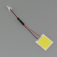 Éclairage intérieur automobile COB 48SMD T10 Festoon Dome 12V Blanc Filament LED Lumière de lecture pour voiture Décoration Accessoires d'éclairage automobile