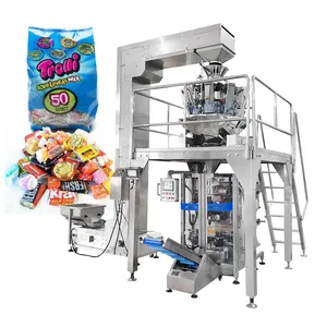 Máquina de embalaje para caramelos, embalaje para dulces, bolsas dulces en bolsa, embalaje secundario