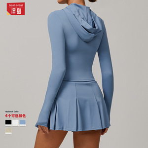 Chaqueta con Capucha para Mujer DWT3012, Protección Solar UPF50, Manga Larga, Color Sólido, Cortavientos para Exteriores - Product Image 2