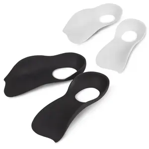 flexible 3/4 orthotics TPR shell club foot correction insoles plastic arch support insoles for plantar fasciitis