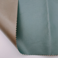Tissu de revêtement TPU 2 faces polyester ripstop avec 2 faces TPU imperméable et soudable TPU sac à dos sac à eau bâche tissu de tente
