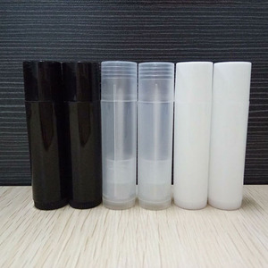 Venta al por mayor de envases transparentes blancos de 5g <span class=keywords><strong>para</strong></span> bálsamo labial, tubos negros de 4g <span class=keywords><strong>para</strong></span> brillo labial. - Product Image 3