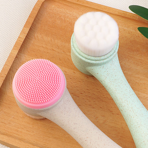 <span class=keywords><strong>Brosse</strong></span> <span class=keywords><strong>nettoyante</strong></span> faciale coréenne biodégradable et écologique avec des brosses de massage en silicone pour un nettoyage en profondeur - Product Image 3