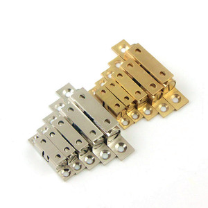 Adjustable Copper Ball Operated Door Catch <b>Lock</b> For <b>Cabinets</b> And Wardrobes Non Magnetic Plating Finish - Product Image 1