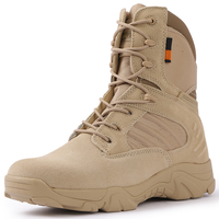 Semelle intérieure en PU personnalisable OEM, chaussures tactiques DMs durables et respirantes, bottes de jungle en cuir avec logo personnalisé, chaussures tactiques