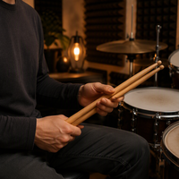 Amerikanische Klassische Ahornholz-Drumsticks mit Holzspitze 5A 5B 7A 5AN 2B Unterstützt Individualisierung