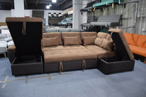 Bán Hot da Hiện Đại Đồ nội thất SET Sofa giường màu nâu sẫm - Product Image 4