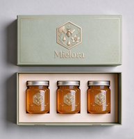 Boîte cadeau de luxe pour miel, boîte magnétique personnalisée pour pots de miel, idéale pour offrir en cadeau