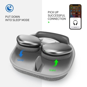Étui intelligent OEM en PU pour <span class=keywords><strong>AirPods</strong></span> <span class=keywords><strong>Max</strong></span> avec mode veille, protection pratique, transport, organisateur rigide, housse pour écouteurs - Product Image 2