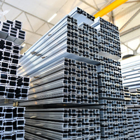Profilés en aluminium 6063 sur mesure, fabrication de portes et fenêtres, découpe CNC disponible, prix catalogue compétitif, directement de l'usine