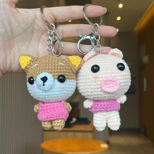 Wholesale Custom <strong>Handmade</strong> <strong>Crochet</strong> Toy Animal Character Anime Figure <strong>Crochet</strong> Doll <strong>Crochet</strong> Keychain for Car Home Decoration - Product Image 5