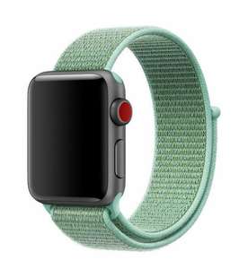 Bandas de reloj inteligente de estilo de moda, cierre táctil, pulsera deportiva transpirable, 38 42mm, correas de reloj, correa de reloj de nailon tejida circular - Product Image 5