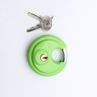 Cadenas rond en acier inoxydable durable à vente chaude avec cylindre en laiton massif, stockage personnel, clé à surverrouillage de 70 mm, incassable
