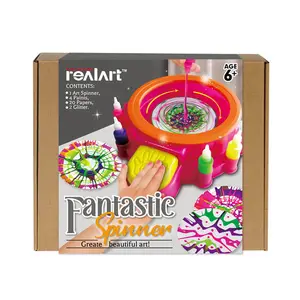 Hand make creative diy kid education fun toy art fantastic spinner craft kit