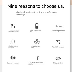 Masajeador Ocular Inteligente, Venta al por Mayor Directa de Fábrica, Regalo Transfronterizo - Dispositivo de Compresión Caliente, Protector y Masajeador Ocular - Product Image 2