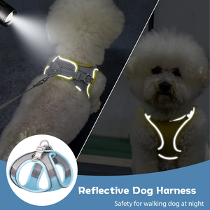 Correas y arneses personalizados para mascotas con diseño reflectante tipo chaleco - Product Image 4