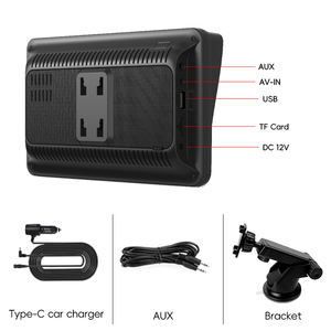 Radio Portátil con Pantalla Táctil de 7 Pulgadas, GPS Integrado, Resistente al Agua, para Reproductor con Android Auto, USB, Montaje en el Tablero, Estéreo - Product Image 6