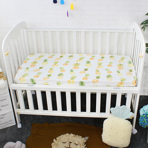 100% coton doux bébé nouveau-né de sécurité enfant en bas âge ensemble de literie lit drap housse design - Product Image 4