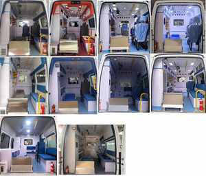 Nouveau <span class=keywords><strong>véhicule</strong></span> d'urgence hospitalier de surveillance à long axe et toit surélevé AOMAN-021, diesel manuel EURO 5, longueur 3-8 m - Product Image 5