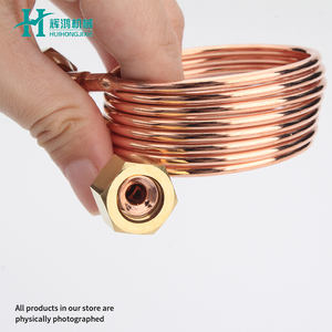 ท่อทองแดงสำหรับทำความเย็น ท่อทองแดงแบบขดพร้อมน็อต ท่อทองแดงแคปิลลารีสำหรับแลกเปลี่ยนความร้อน - Product Image 5