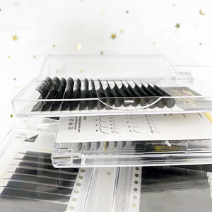 Großhandel Volumen Wimpern verlängerung liefert CC/D/DD/<span class=keywords><strong>M</strong></span>/L/LD/LC Curl Private Label Faux Nerz Wimpern Individuelle Wimpern verlängerung - Product Image 4