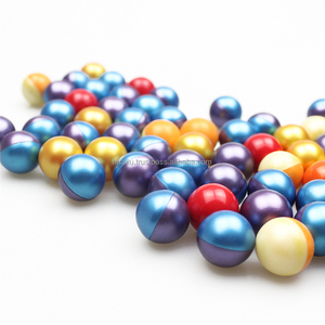 High Quality 0.68 Caliber Biodegradable Paintballs Customized Color & Logo Round/Peg/Oil <b>Fill</b> Bright Shell Outdoor Use - Product Image 4
