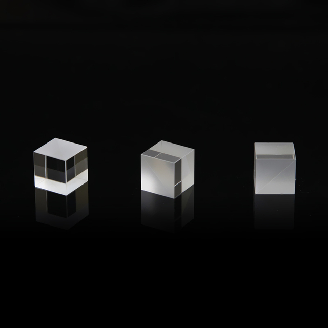 Optical K9 10*10*10 Cube  Quartz  Prism Glass Beamsplitter Polarizing  Prism