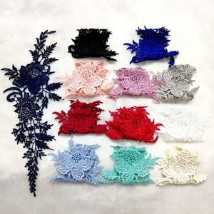 ERKOUMI Meilleure Vente Patch Appliqué en Dentelle Brodé Soluble dans l'Eau <span class=keywords><strong>pour</strong></span> Costumes de Spectacle DIY et Voiles de Mariée Vente en Gros - Product Image 1