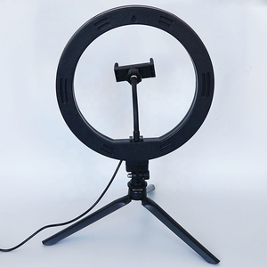 Lumière Annulaire LED RVB Selfie de 10 Pouces en Gros Avec Mini Trépied, Lumière Vidéo de Contrôle, Lumière Annulaire de Bureau - Product Image 6