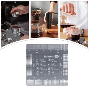 Règle de référence pour la finesse de mouture du café, outil auxiliaire pour le broyage manuel des grains de café italiens - Product Image 4