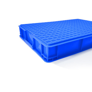 <b>Plastic</b> Shallow Rectangle Storage Bin 12B3A35A5304356 Turnover Box For Food <b>Container</b> Eco Friendly Industrial Use - Product Image 3