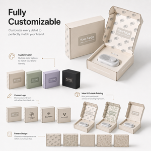 Boîte d'expédition personnalisée en gros avec insert découpé pour petits gadgets électroniques, emballage cadeau, directement de l'usine - Product Image 4